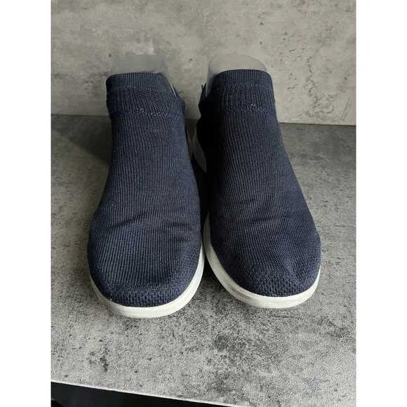 SKECHERS Women’s Dark Blue Goga Max Knit Slip On Shoe Sneaker Size 7 - Picture 12 of 16